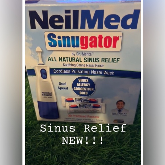 NeilMed Sinugator Cordless Pulsating Nasal Wash NIB! - Picture 10 of 10